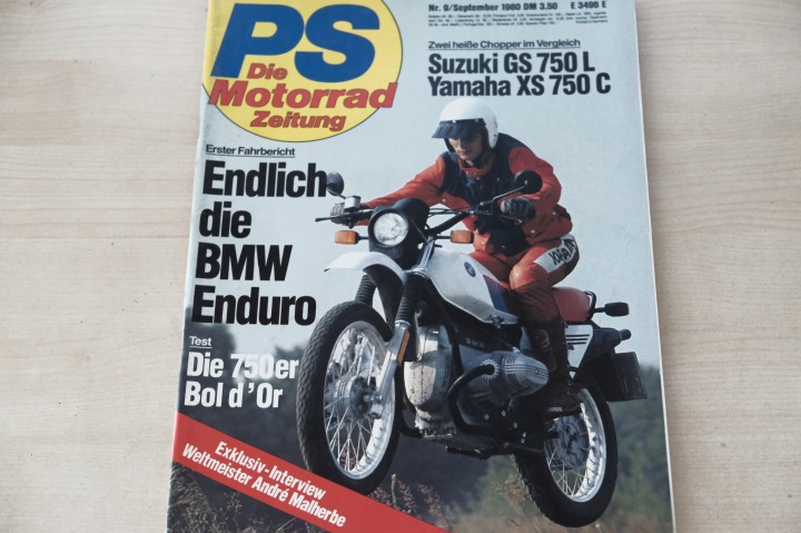Deckblatt PS Sport Motorrad (09/1980)